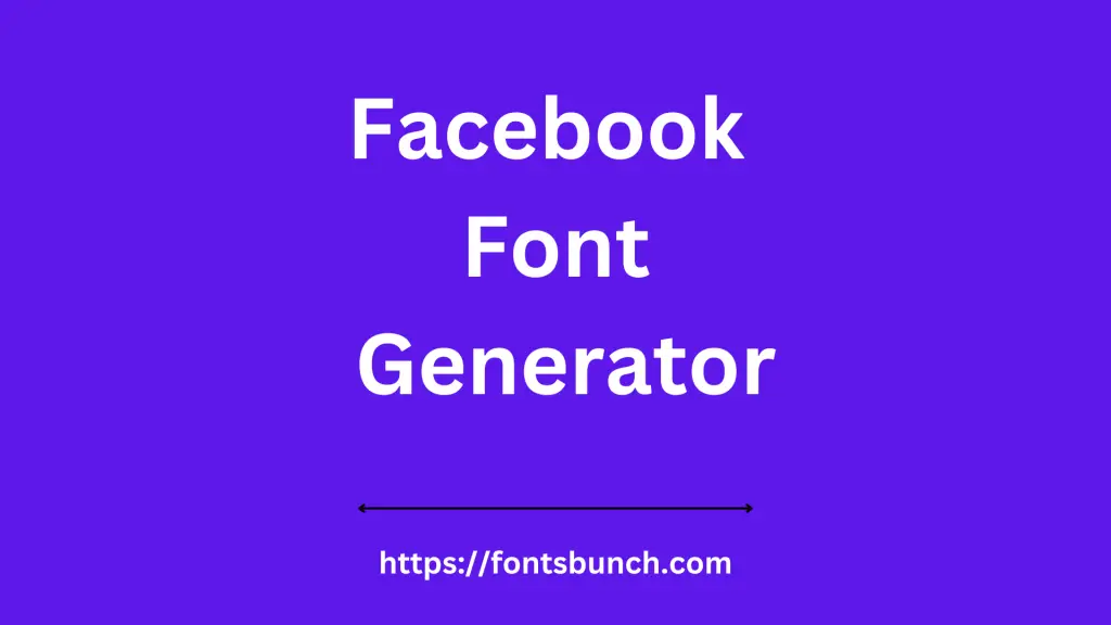 Facebook Font Generator